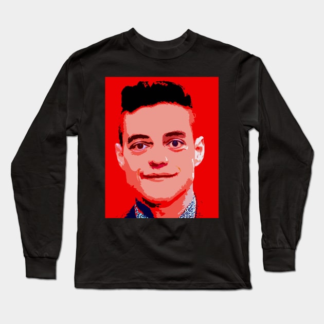 rami malek Long Sleeve T-Shirt by oryan80